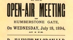 Flyer for an open-air meeting by Leicester Anarchist-Communists in 1894