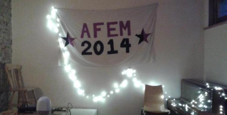 AFEM 2014 banner at LARC