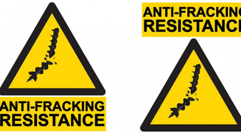 Anti-fracking imagery