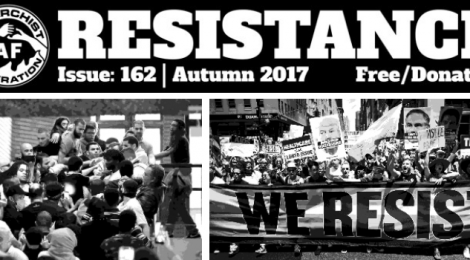Resistance 162 cover - paper of the Anarchist Federation (UK)