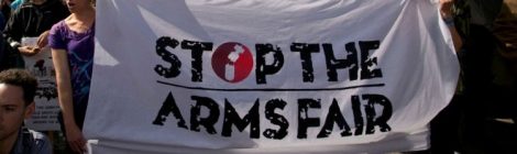 Stop arms fairs banner