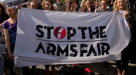 Stop arms fairs banner