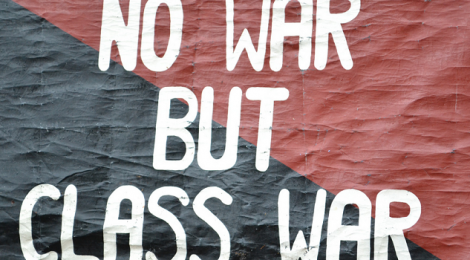 No War But Class War Banner