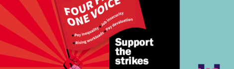 UCU campaign 2019-20 - four fights support strike