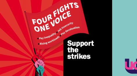 UCU campaign 2019-20 - four fights support strike