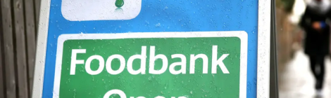 PIcture of a foodbank sign