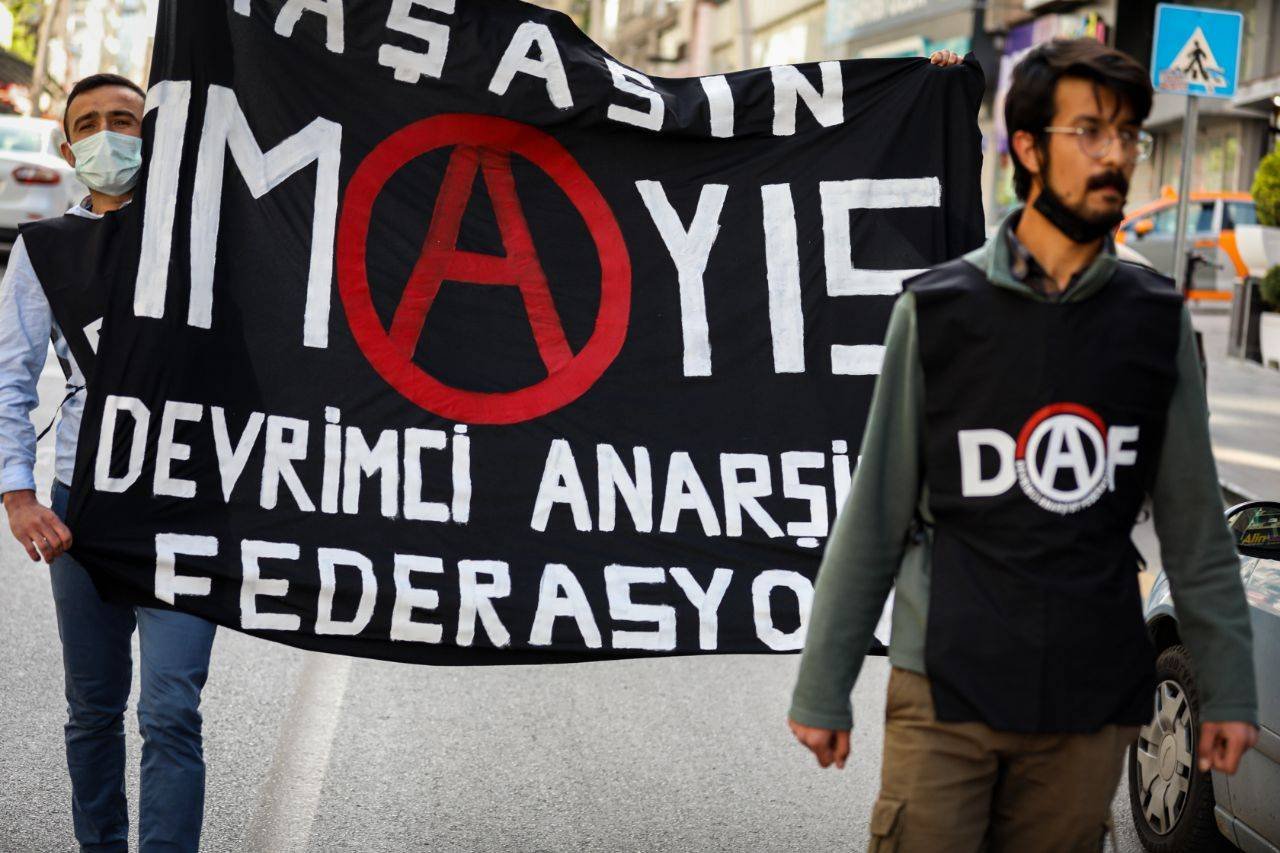 DAF Anarchists on May Day2021 demonstrations in Turkey