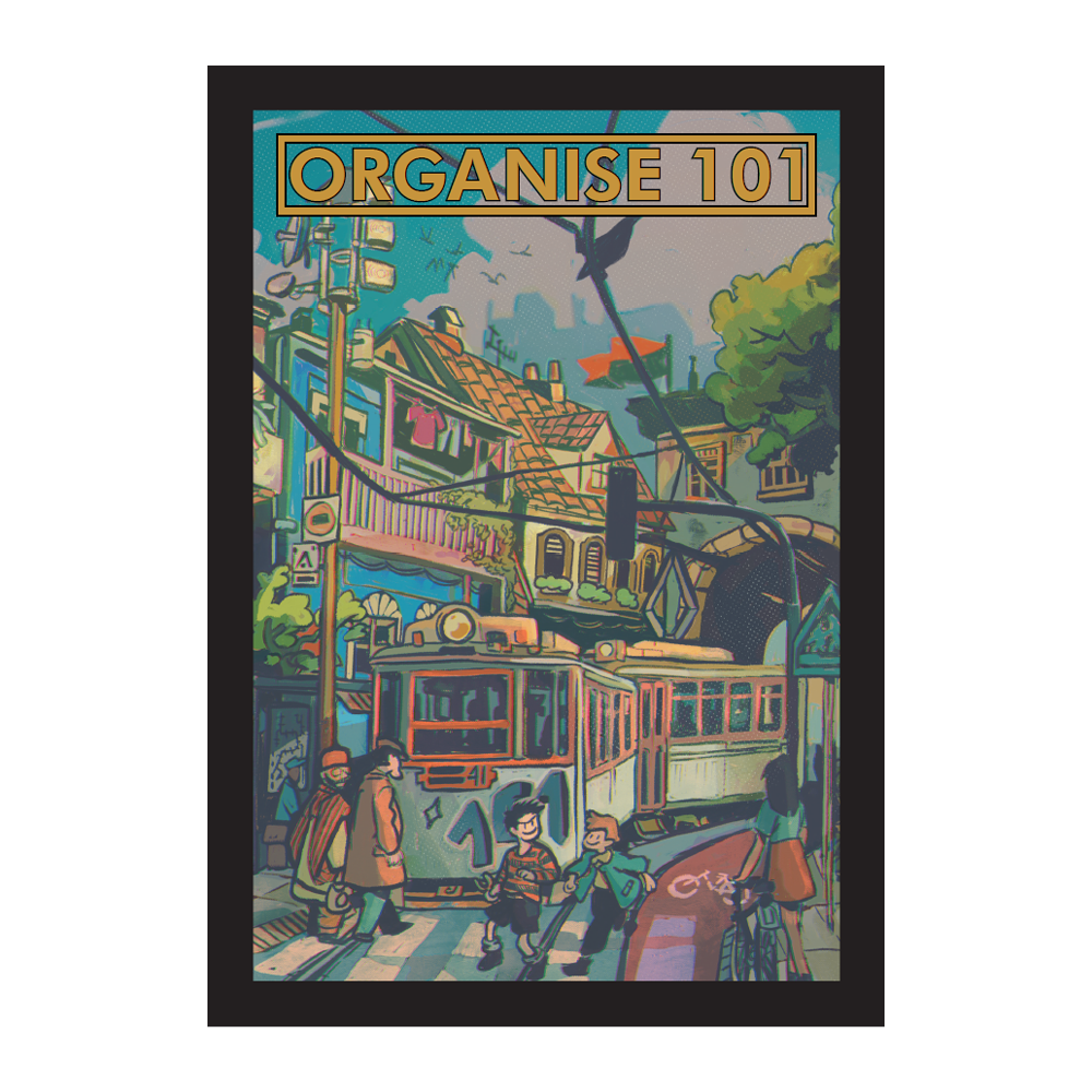 Cover of Organise! magazine of the Anarchist Federation (Britain) issue no. 101